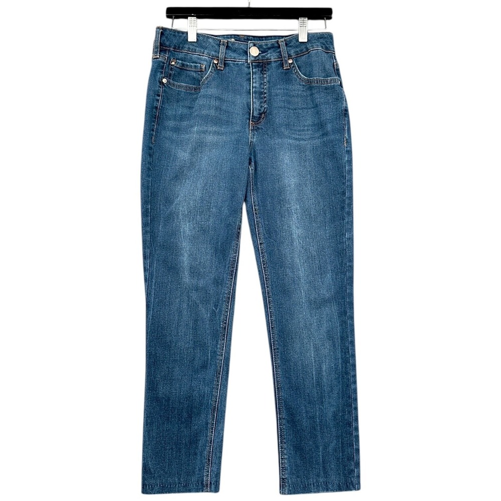 Seven7 Weekend Slim Fit Jeans Women 6 Cotton Polyester Avalon Blue